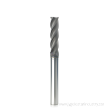 high performance CVD diamond coated roughing endmill cutting